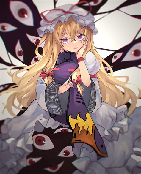 yukari fanart|yukari yakumo touhou.